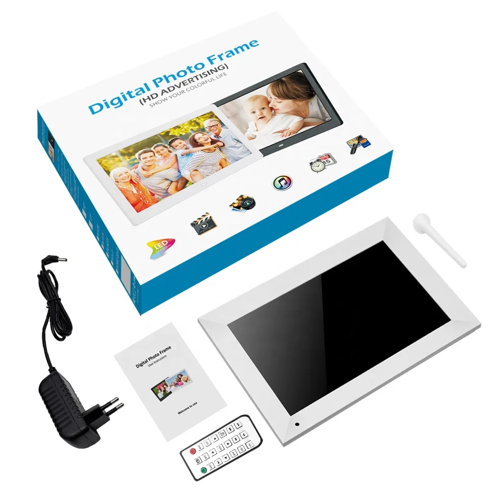 

Цифровая фоторамка 2026 года, 15,6 дюйма, IPS 1080P, без Wi-Fi/приложений, Plug & Play, поддержка SD-карт и USB, с пультом ДУ
