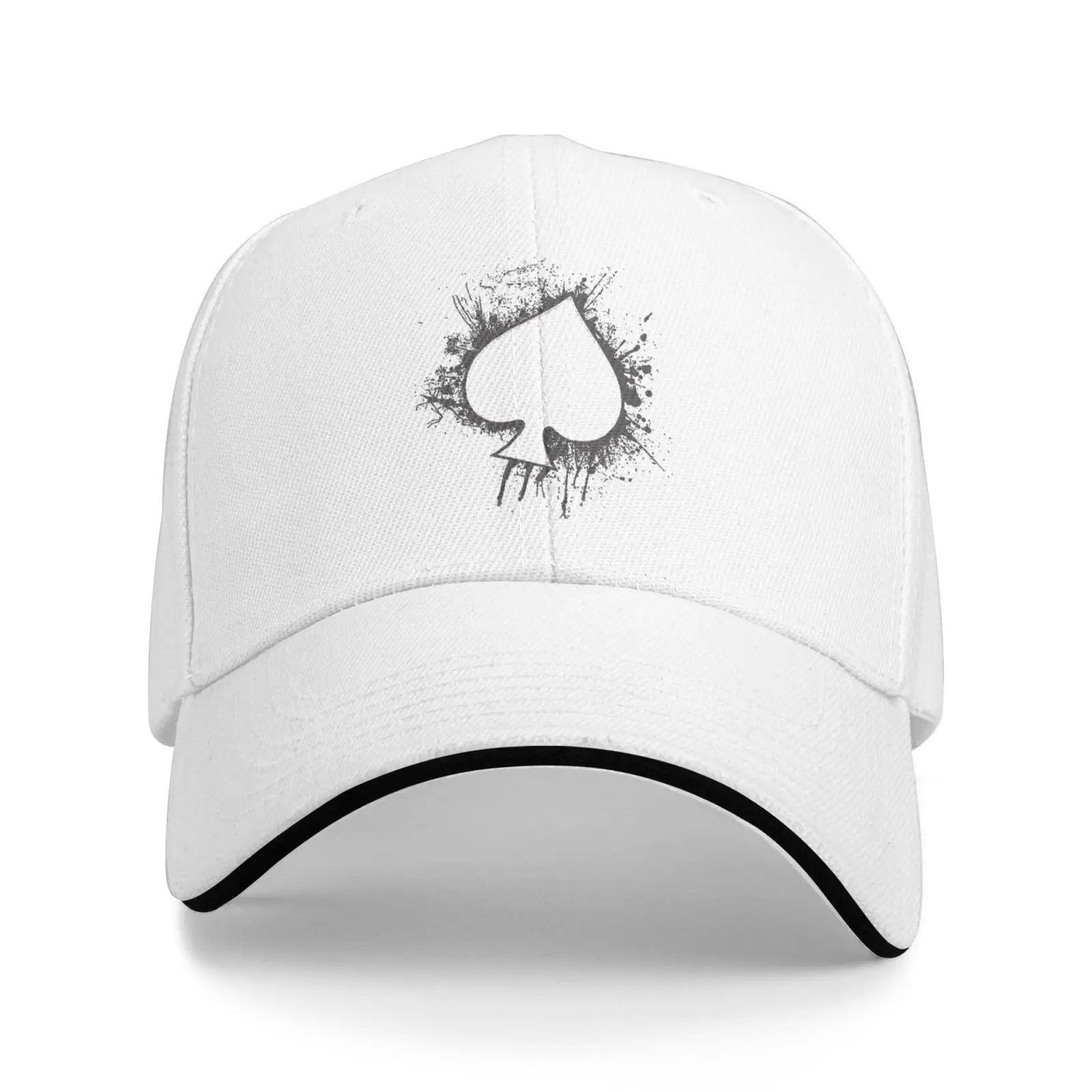 

Spades A Printed Sun Baseball Cap Summer Men Women Print Trucker Hat Adjustable Classic Running Hippie Snapback Cap