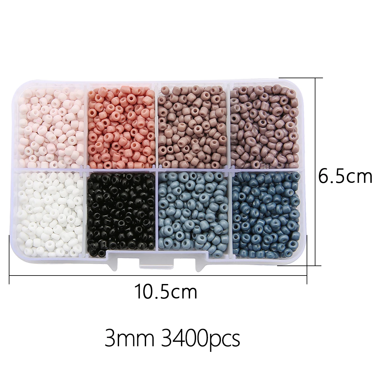Ca. 3400 stücke Glas einfarbige Back farbe, Reis perlen, lose Perlen materialien, hand gefertigte DIY-Perlen, Halsketten zubehör, gem