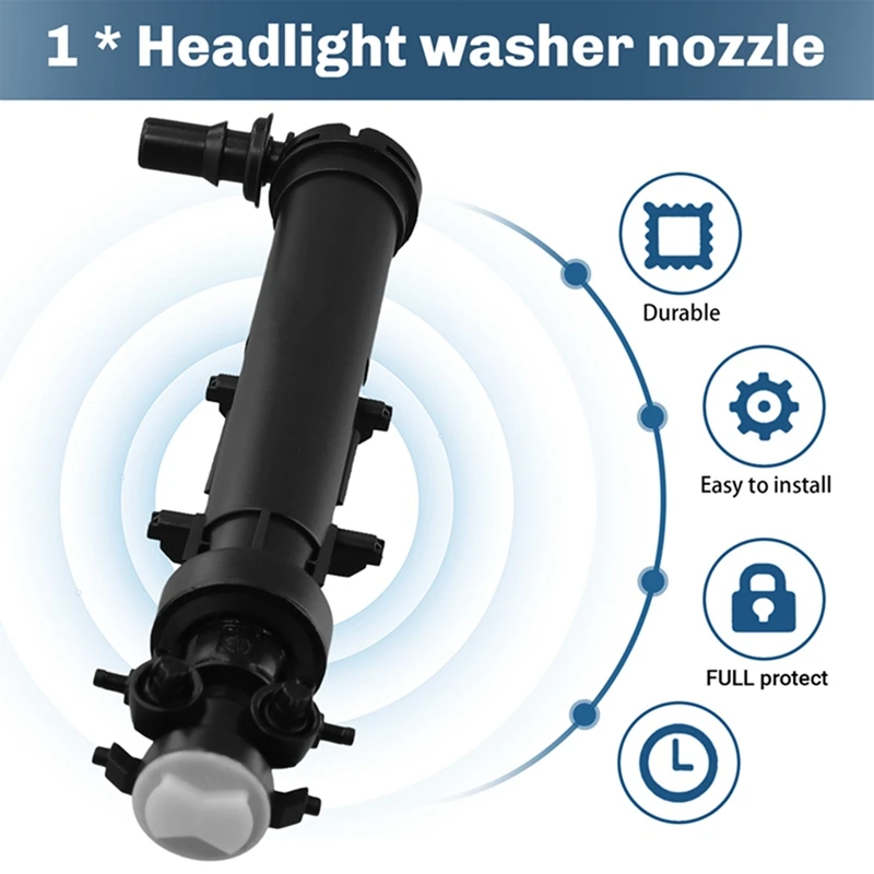 Car Headlight Cleaning Washer Fluid Jet For  Q8 2019-2023 Headlight Washer Nozzle