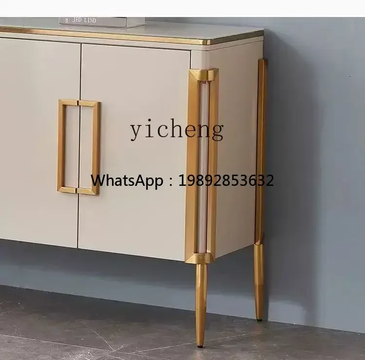 DD marble dining side living room porch cabinet bedroom simple modern high-end shoe cabinet locker