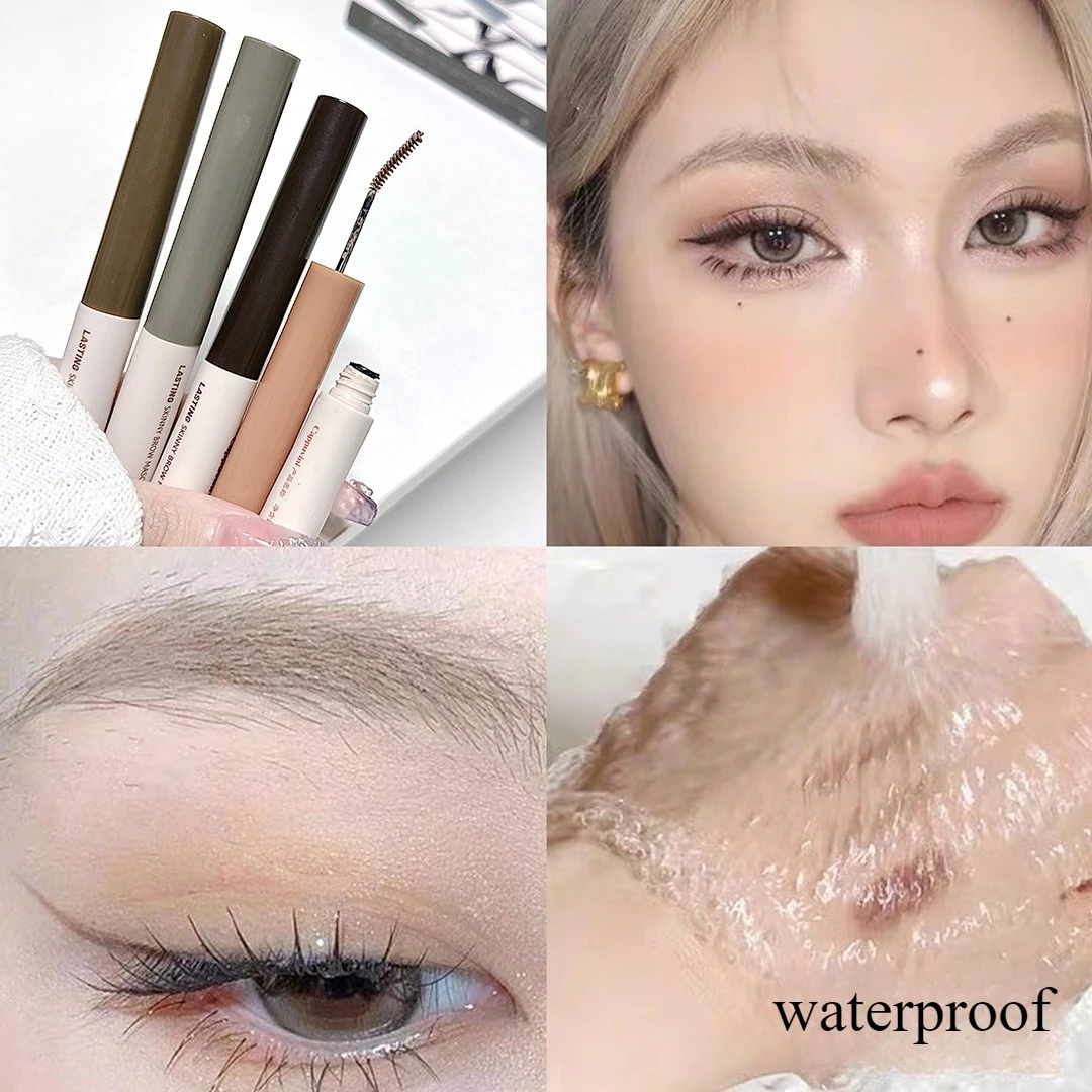 كريم الحواجب الملون، جل الحواجب الملون فائق النعومة، ماسكارا الحواجب المقاومة للماء والتلطخ، ملابس طويلة، مكياج حواجب طبيعي #1