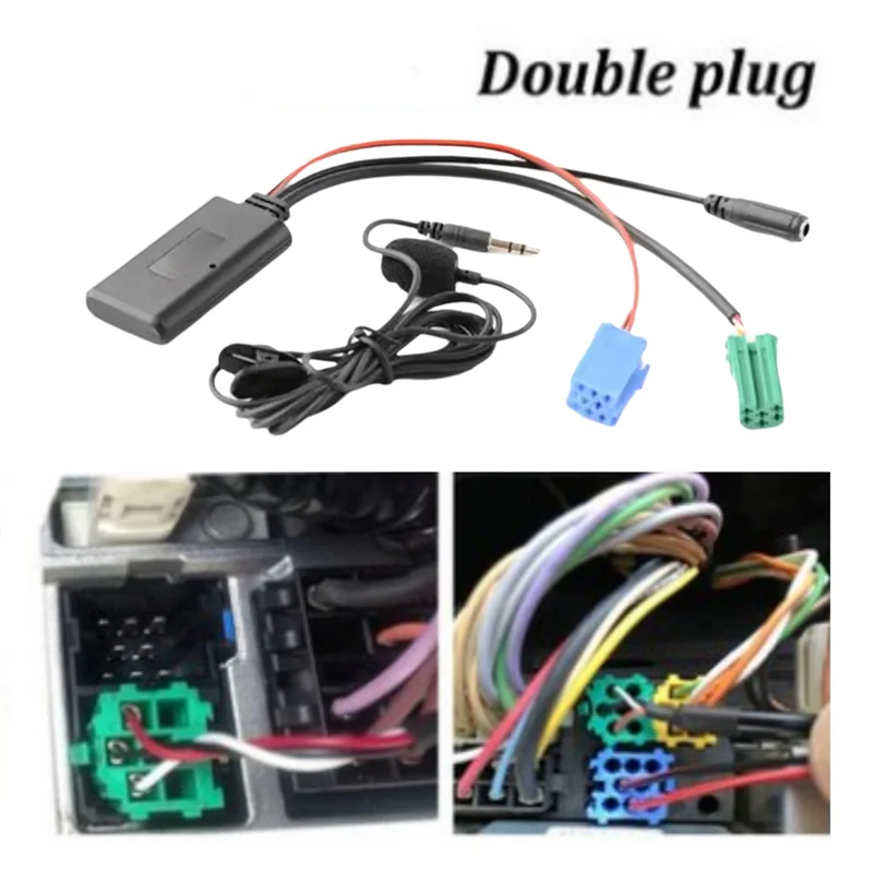 

AS57-автомобильный Bluetooth-модуль, аудио MP3-музыкальный адаптер AUX с микрофоном для Renault Radio 2005-2011