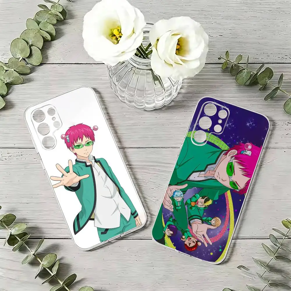 K-Kusuo Saiki-i   Phone Case For Samsung S21 S20 Ultra Plus FE S10 Transparent Silicone Phone Cover