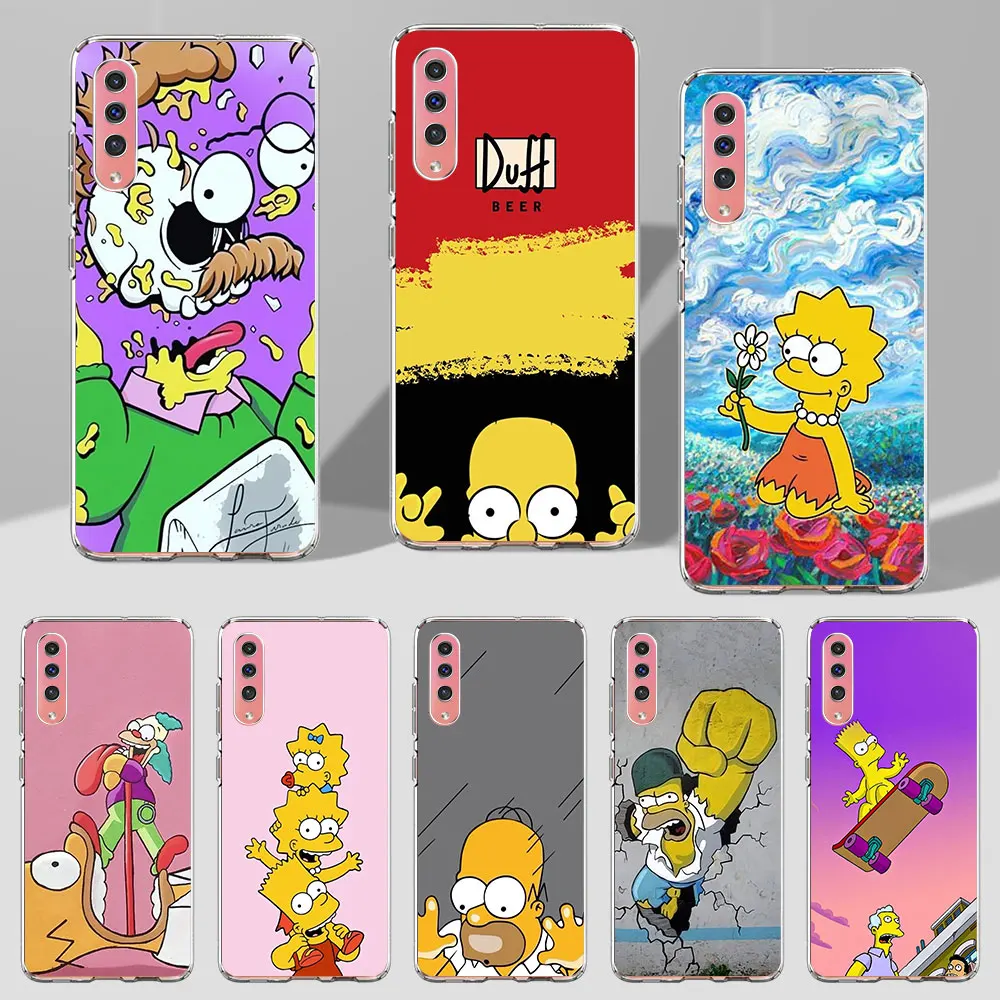 Homer The Simpson Disney Case for Samsung Galaxy A70 A70s A20e A30s A8 A40 A50 A50s A20 A30 A7 A6 2018 A25 TPU Soft Phone Cover