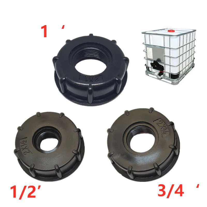 ทนทาน IBC ถังอุปกรณ์ Universal S60X6 เกลียวหยาบหมวก 60 มม.ด้าย 1/2 