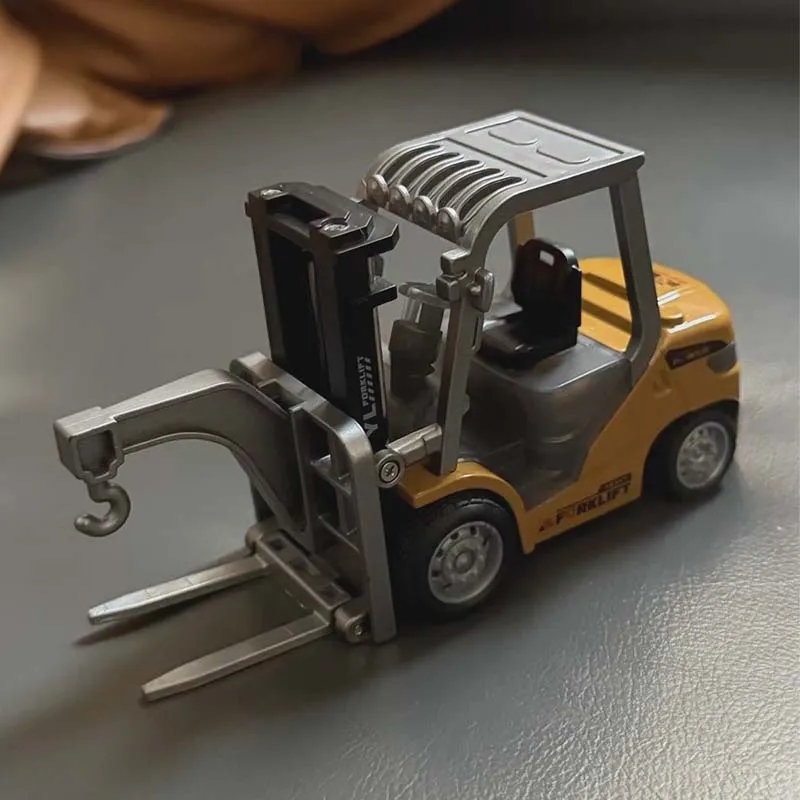 1:64 RC Car 2.4G Full-Scale Remote Control Mini Excavator Tipper Truck Engineering Vehicle Forklift Valentine'S Day Toy Gift