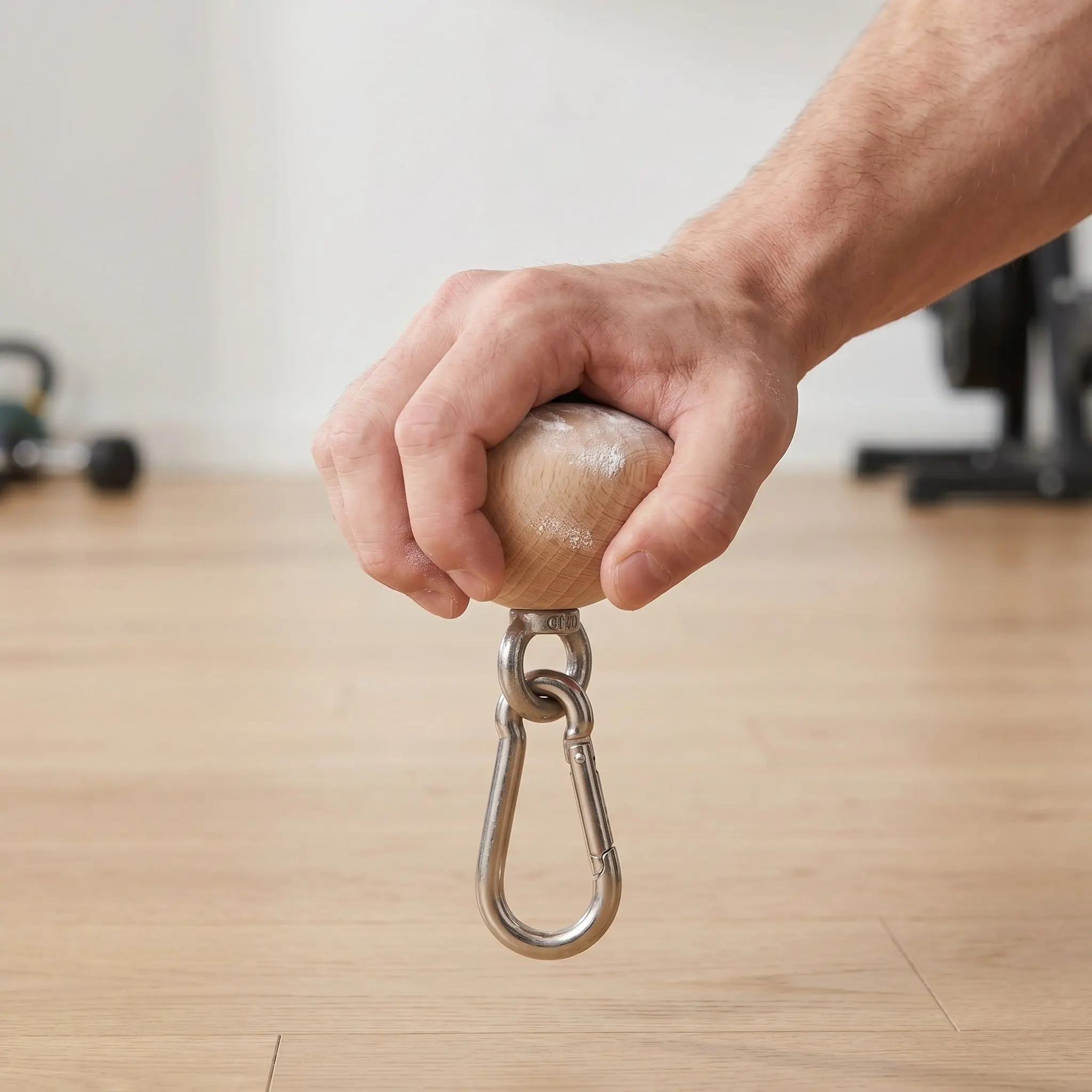 Wooden Grip Strength Trainer Half Sphere Climbing Finger Strengthener Portable Rock Climbing Training Equipment Hand Exerciser