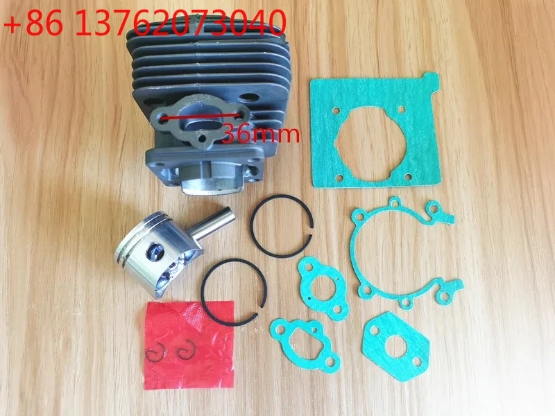 

Cylinder Piston Kit 40mm & full gasket fits EFCO OLEO-MAC 43 44 OM43 OM44 brush cuttertrimmer zylinder w/ piston ring pin clips