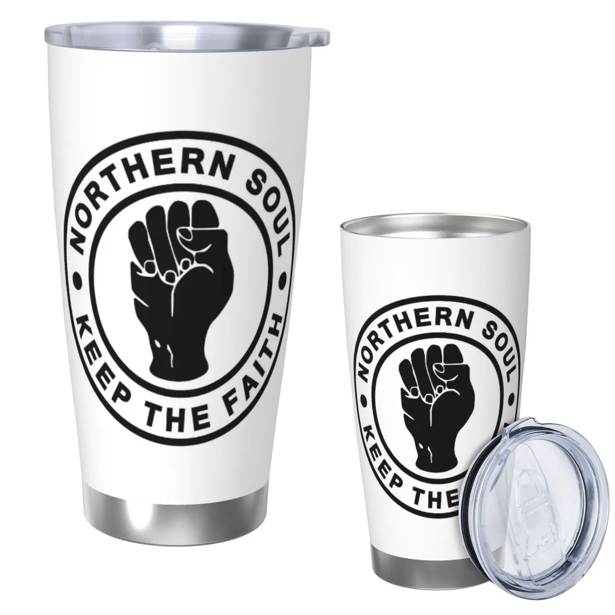 

Northern Soul Stainless Steel Tumbler Vacuum Insulated Mug Thermal Cold Cups Straw With Lid 20oz