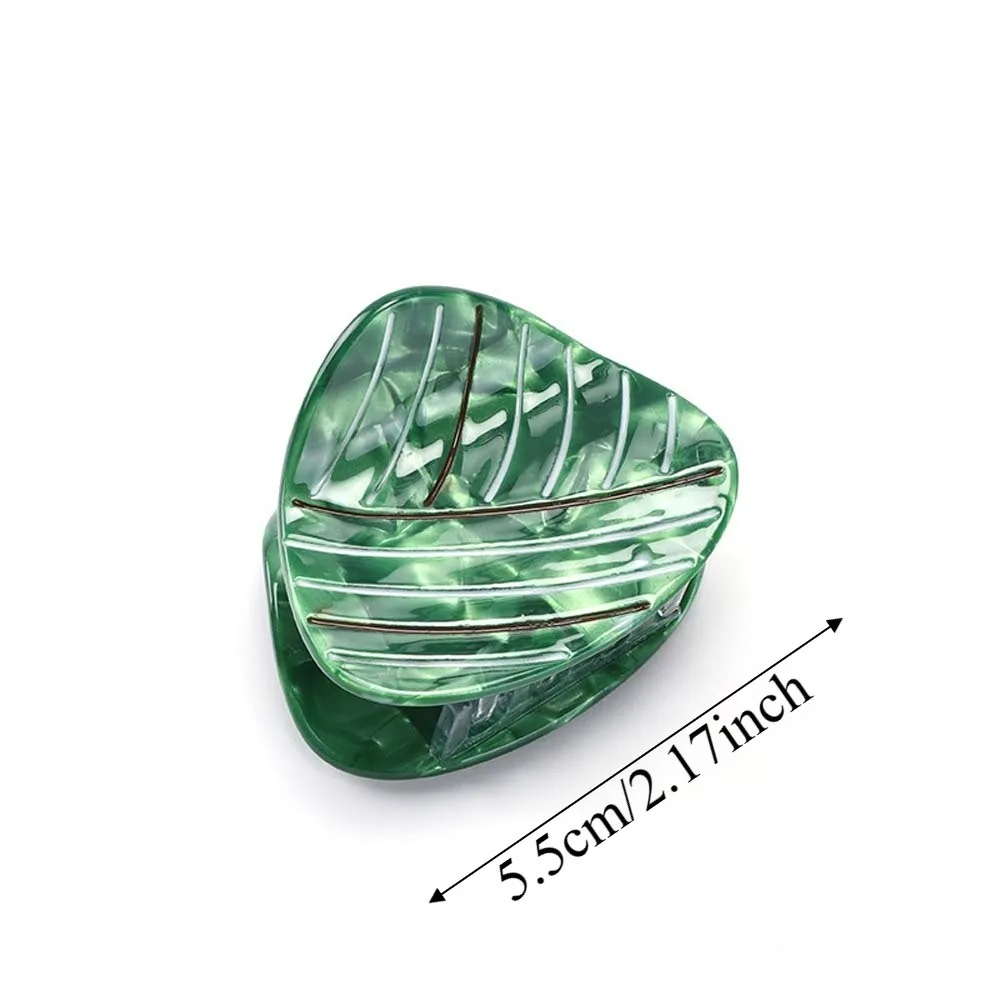 Waterproof Zongzi Shark Clip High-Quality Sweet Acetic Acid Hair Claw Chinese Style Green Rice Dumpling Hairgrips for Girls view 5