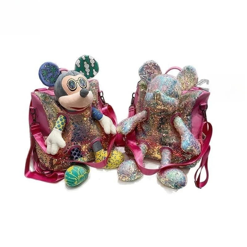 حقيبة ظهر ديزني آرت جرافيتي ترتر أنيقة وفريدة من نوعها وعصرية ورائعة وحقيبة ظهر كاجوال ذات سعة كبيرة للاستخدام اليومي والسفر