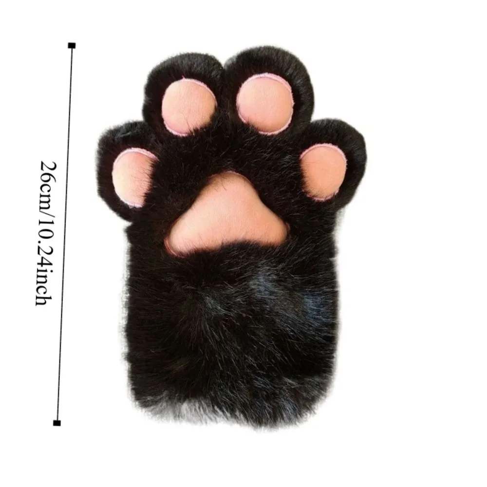Kawaii الكرتون تأثيري حلي قفازات Fursuit Kigurumi رشاقته أفخم القط باو قفازات فروي الدافئة تأثيري الدعائم نادي