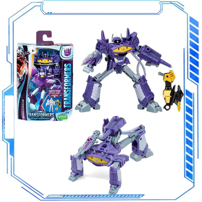 Hasbro Transformers: Earthspark Bumblebee Shockblast Megatron ของขวัญของเล่นคอลเลกชันสําหรับเด็ก Action Figure ในสต็อก