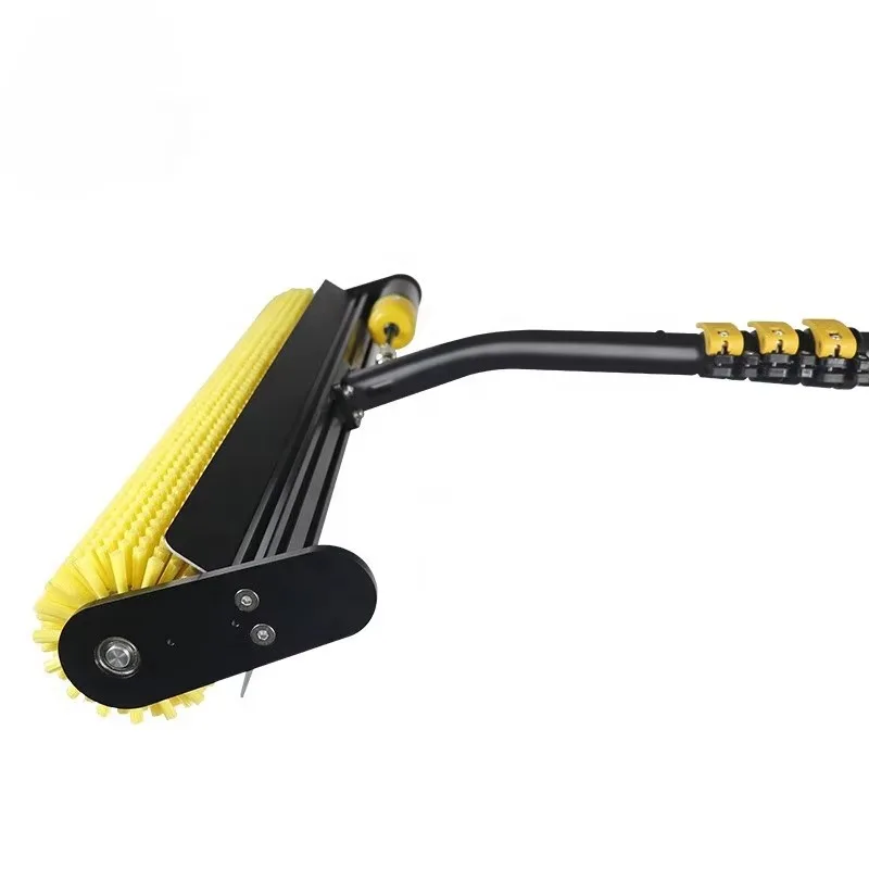 Electric Handheld Telescopic Solar Panel Cleaning Brush 3.5m 5.5m 7.5m Solar Panel Washing Equipment