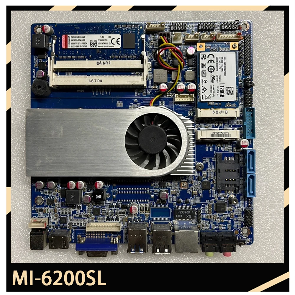 MI-6200SL Industrial Control Motherboard I5 6200U CPU
