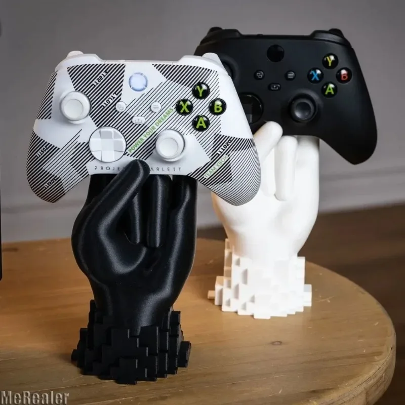 Universal 3D Print Gamepad Display Stand Storage Rack Desktop Decor Holder Compatible Xbox PS5 PS4 Switch Steam Controller