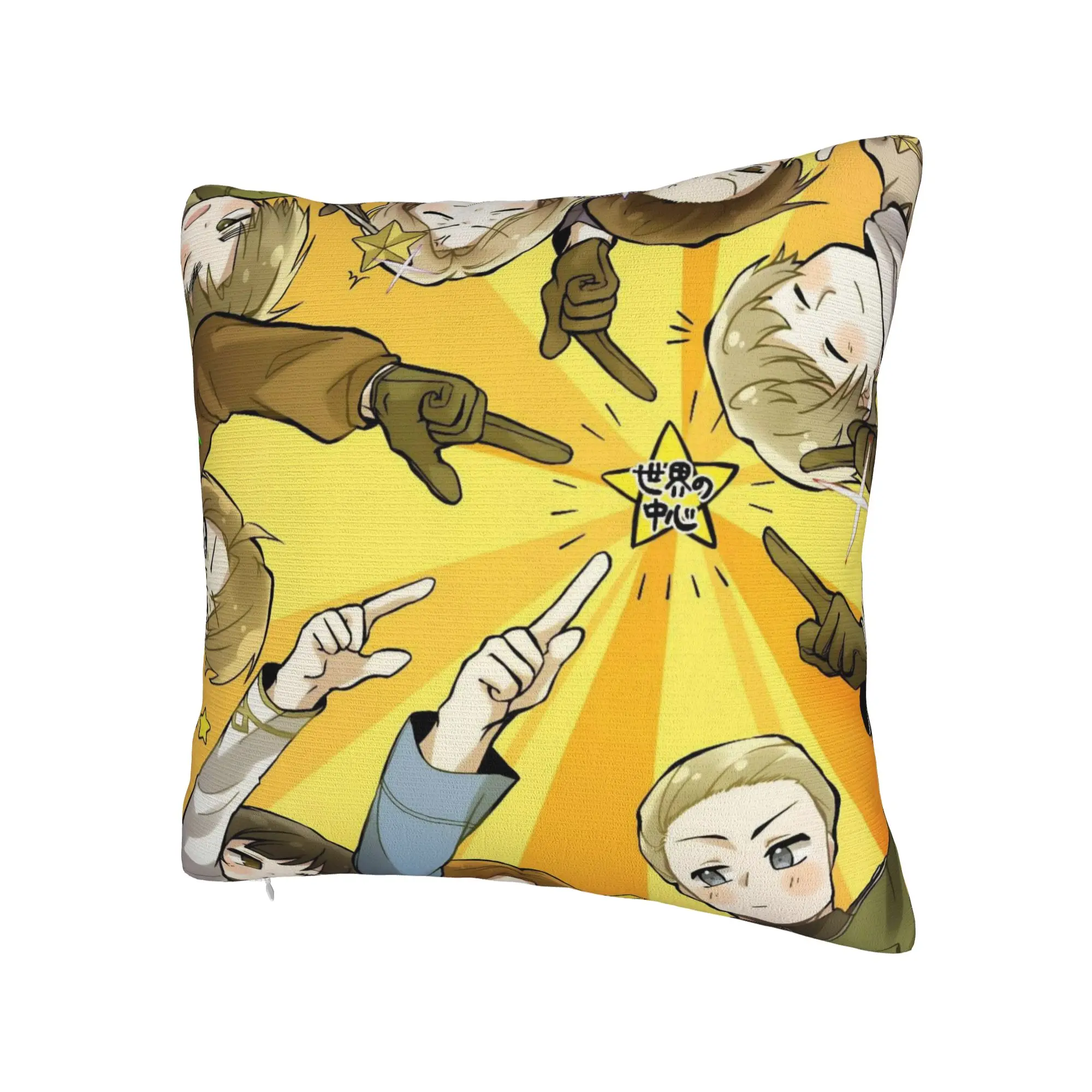 Hetalias Axis Powers Pillow Covers Accessories Printed Cushion Cover Decor  Throw Pillow Case Cover Bed Multi Size