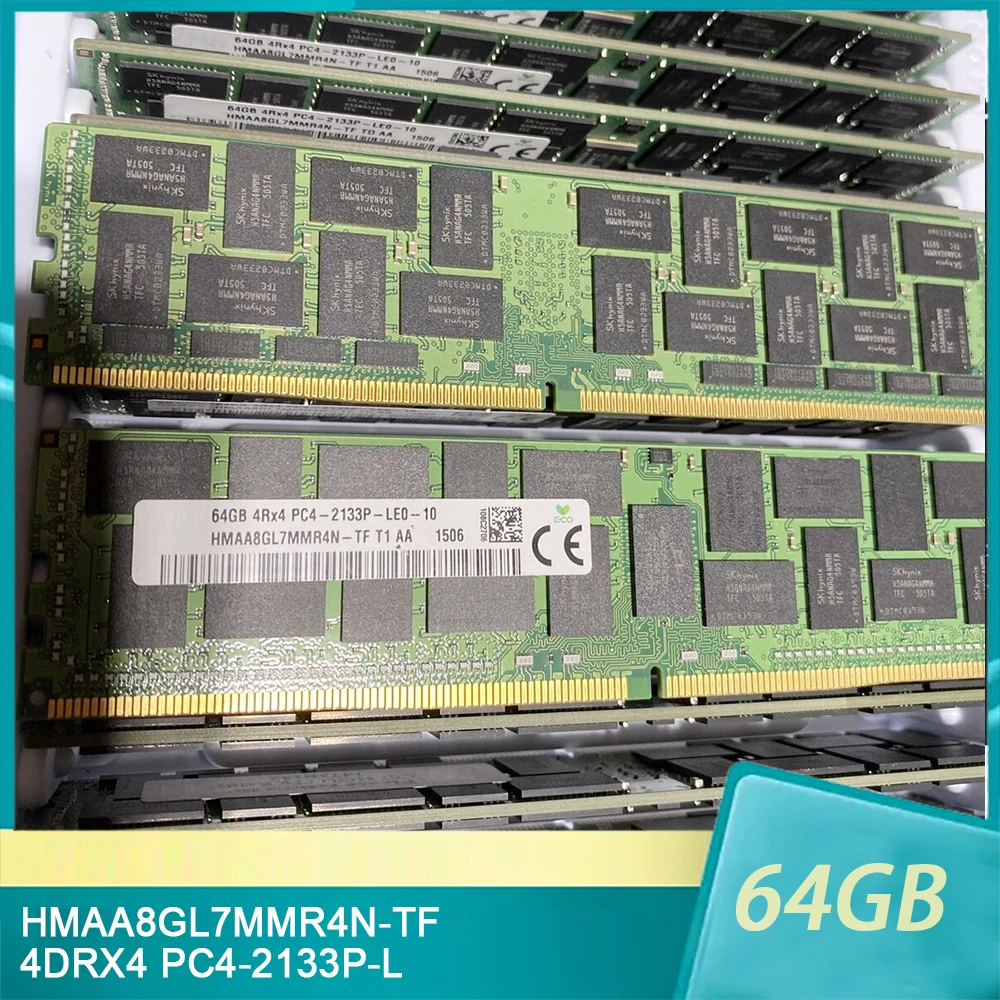 1 Pcs For SK Hynix RAM HMAA8GL7MMR4N-TF 64GB 64G 4DRX4 PC4-2133P-L  Memory DDR4 2133