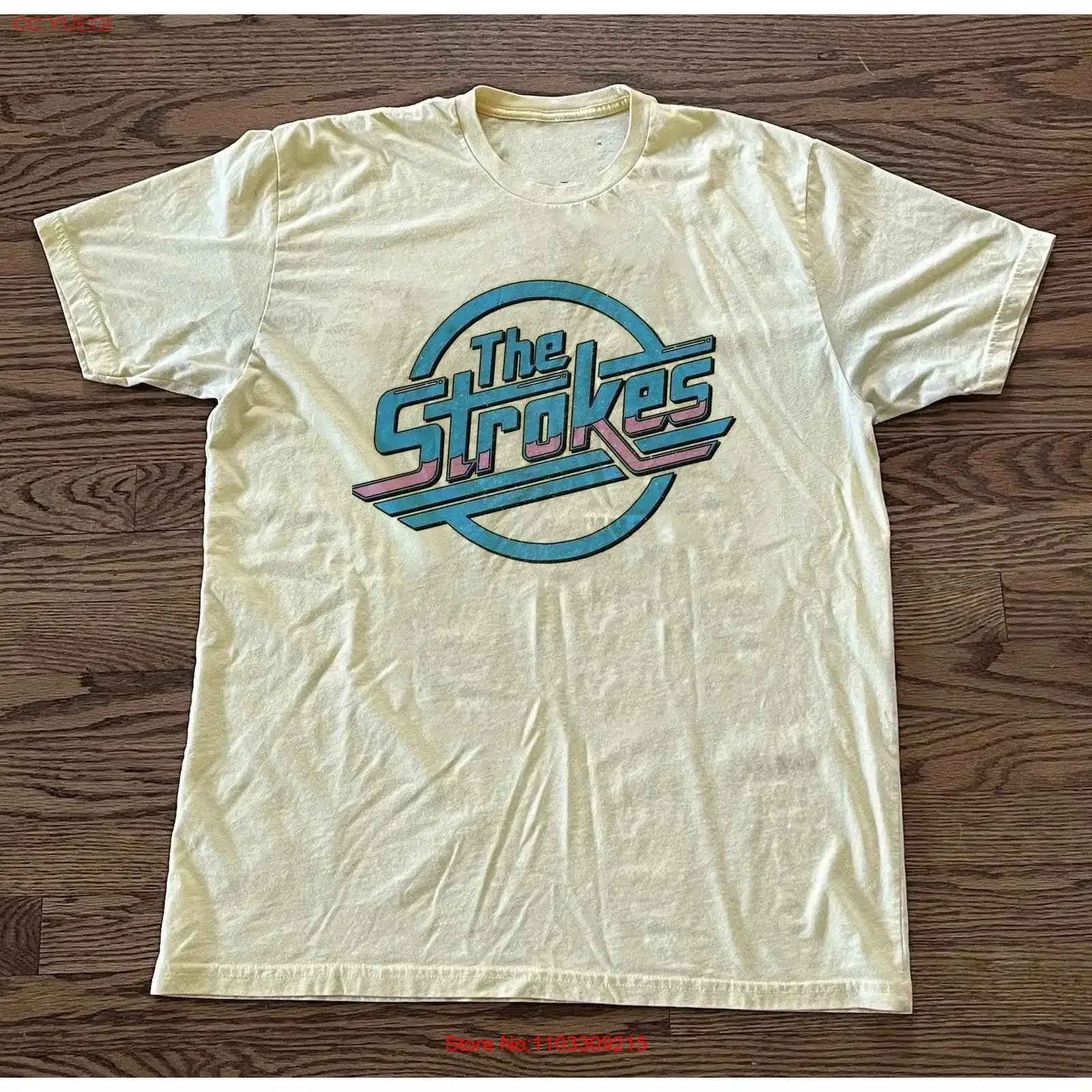 Nouveau T-shirt The Strokes World Tour For Fan, style naturel, du S au 5XL, vintage, délavé, confortable, unisexe, extensible, polyvalent, tendance