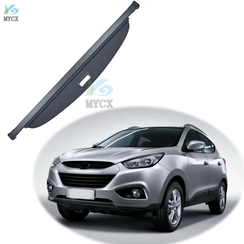 

Car Interior Rear Trunk Cargo Luggage Cover Security Shade Shield Curtain Retractable Cargo Cover For Hyundai IX35 2010 - 2021