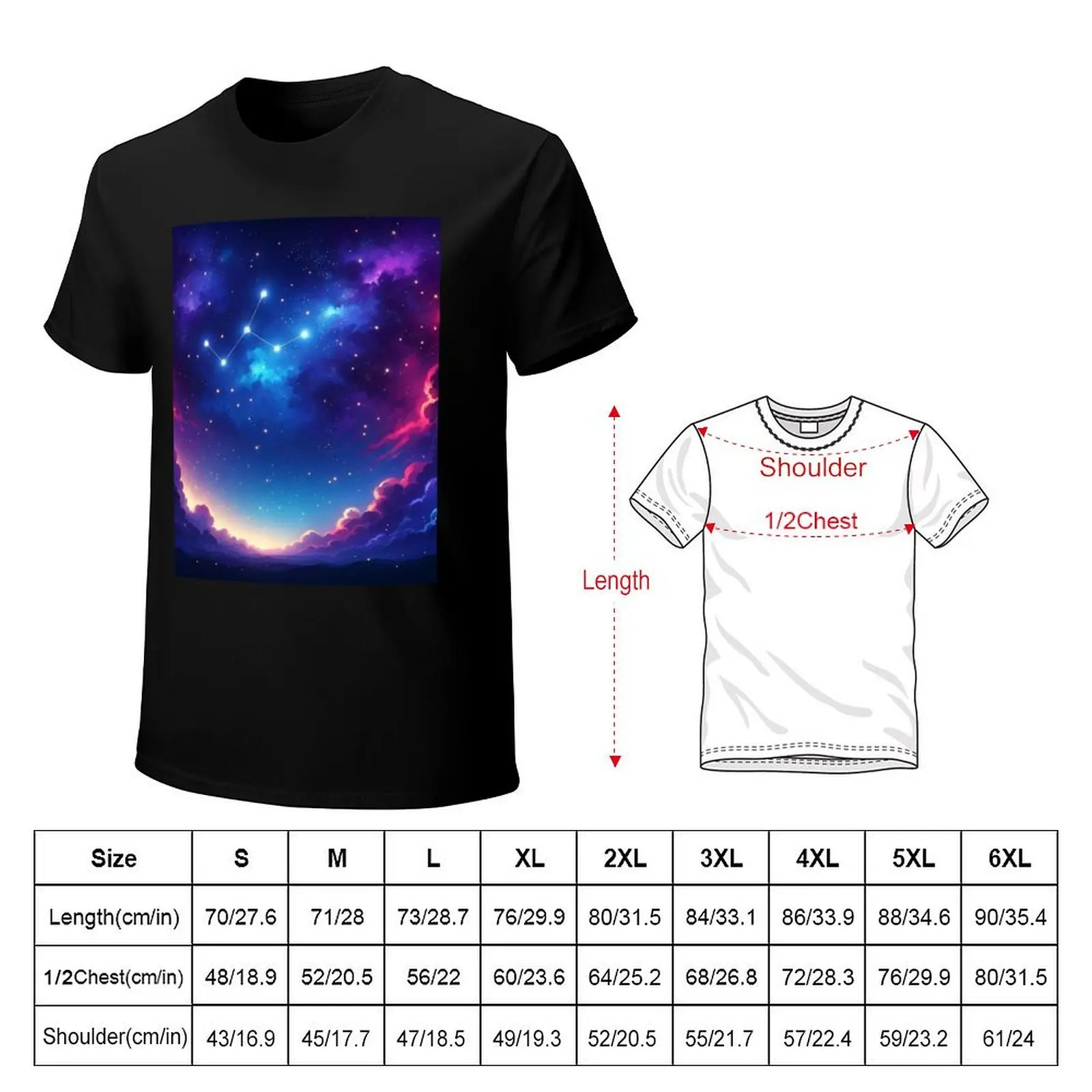 the little dipper T-Shirt man t shirt cotton high quality T-Shirt