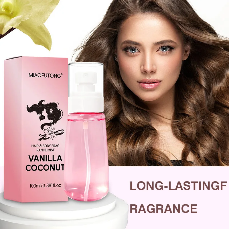 

Спрей-парфюм для волос FANDAO длительного действия - против пушистости и статического электричества, для сухих волос, не требует смывания, придает блеск, 120 мл