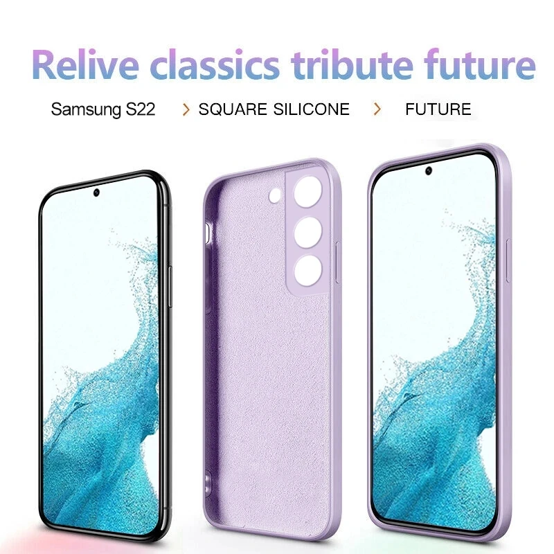 Soft Liquid Silicone Case For Samsung Galaxy S21 S23 S10 Plus S20 FE S10E S22  Note 20 Ultra Cover