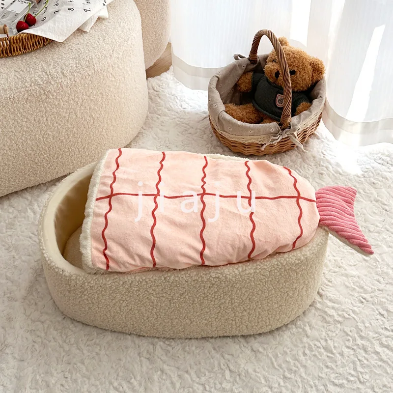 Pet Nest Warm Dog Mattress Autumn and Winter New Product Cat Nest Kennel Four Seasons Universal Sleeping Bed