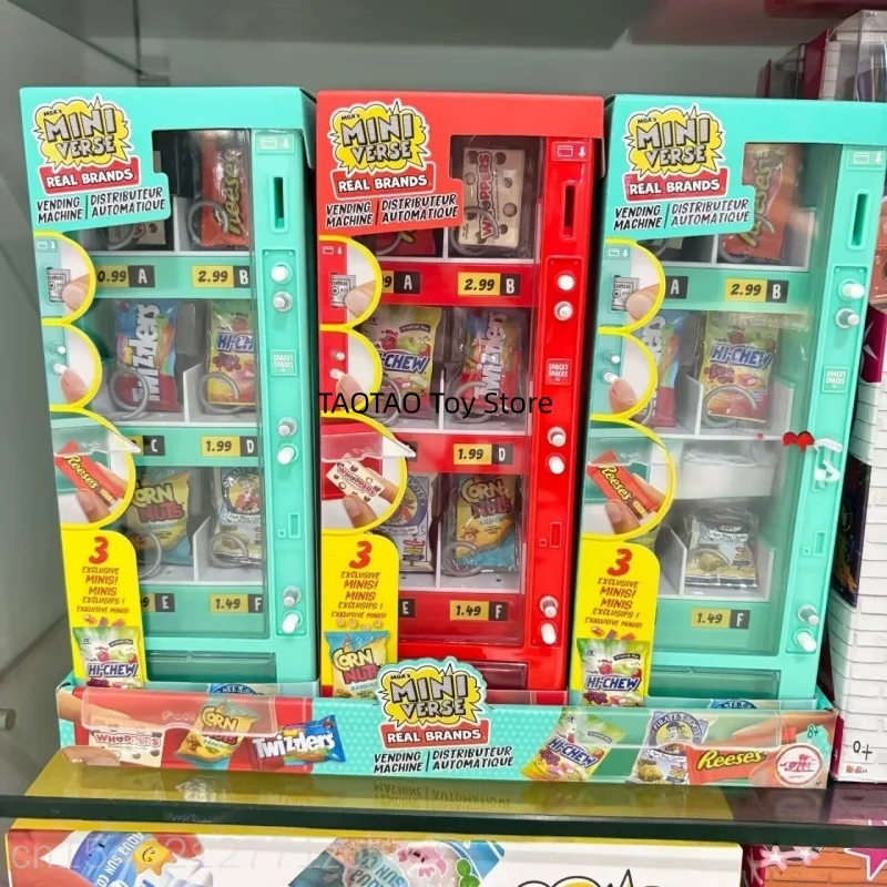 Miniverse Real Brands Mini Vending Machine Diy Surprise Miniature Series Pendant New In Stock Collectible Gift For Collectors