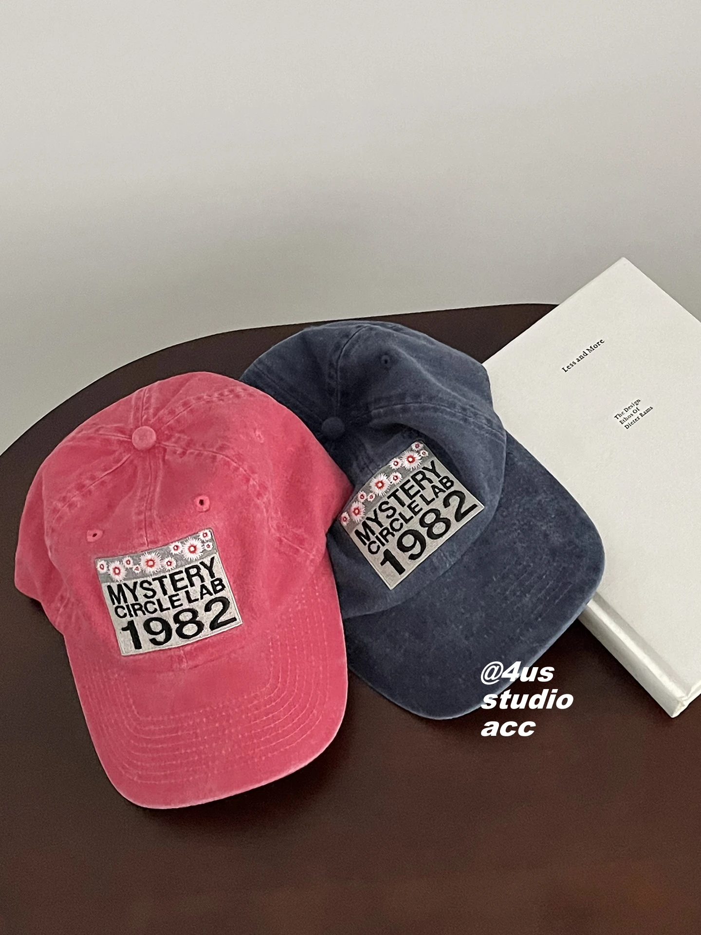 

Baseball cap women's wide brim shows the face small cap trendy brand embroidery summer sunshade big head circumference hat