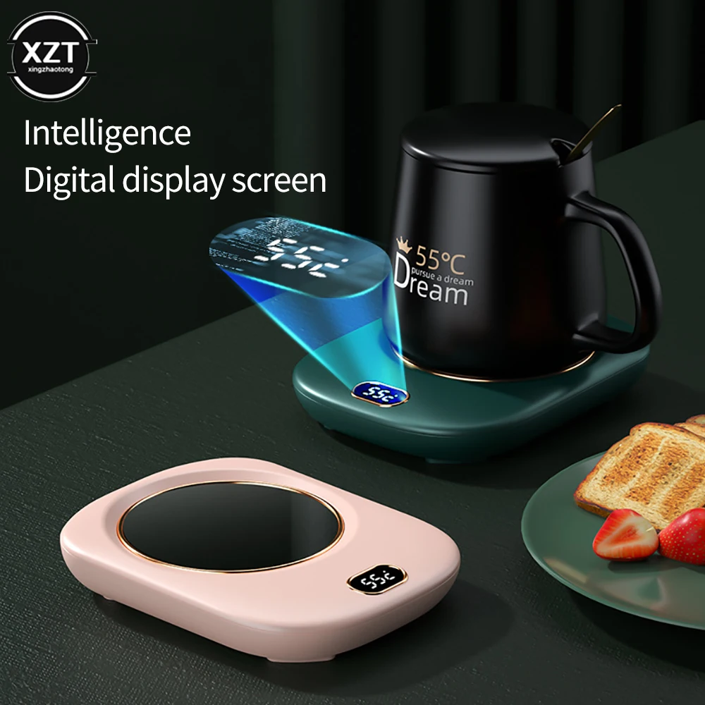 USB Mug Heater Coffee Mug Cup Warmer Milk Tea Water 3 Gear Heating Pad Cup Heater Warm Mat Constant Temperature Coaster