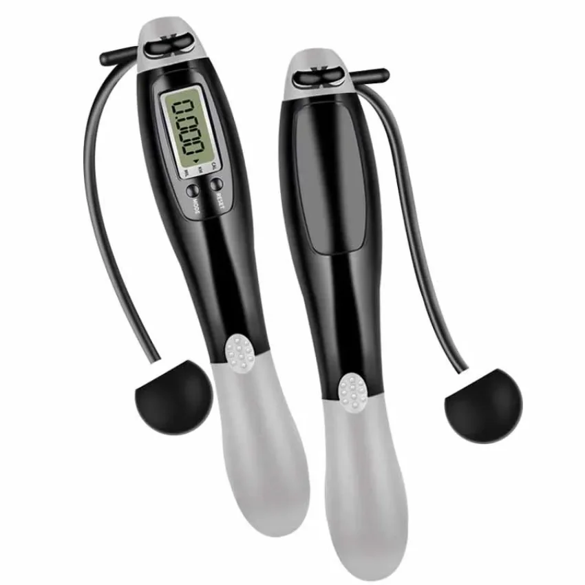 Cuerda para Saltar Creativa con Contador Inalámbrico, Cuerda para Saltar Inteligente Electrónica Digital ABS, Cuerdas para Salta