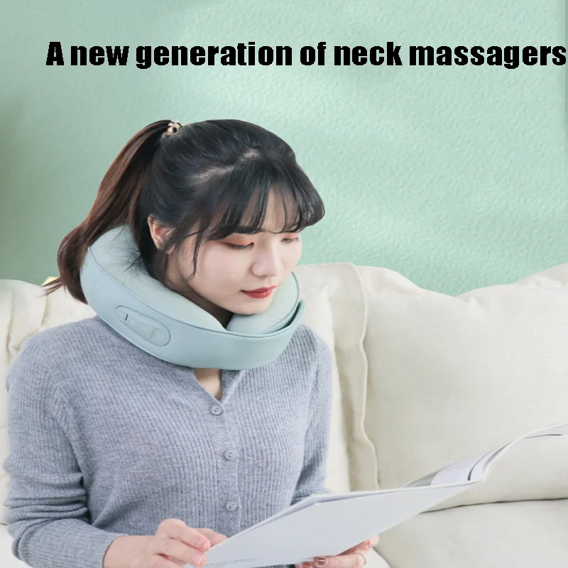 Neck Massager 4 Kneading Rollers Massage Head Simulate Human Hand Massage Relieve Neck Pain