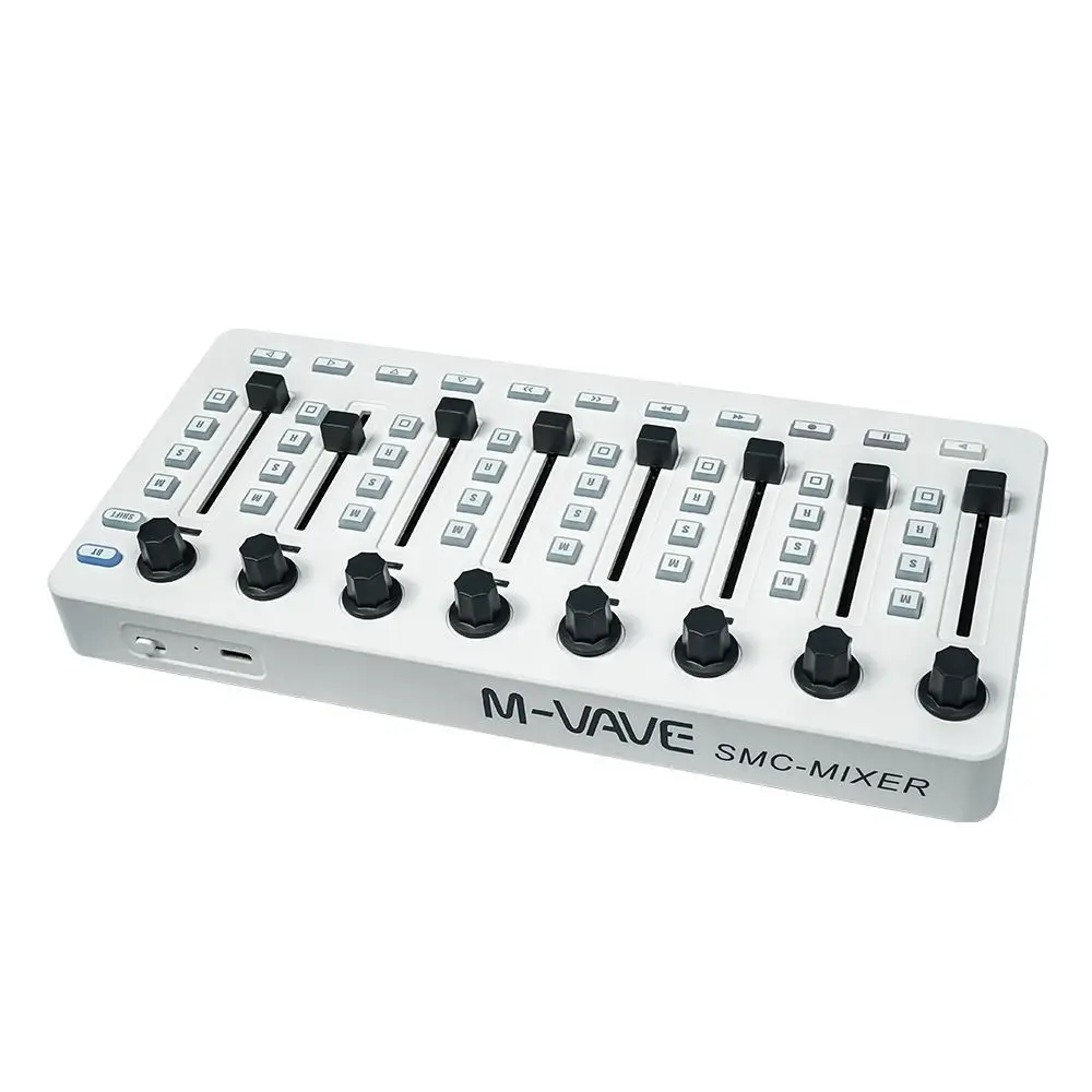 

BT Connection Wireless MIDI Controller Wireless 8 Encoder Mixing Console Software Control Portable SMC-MIXER Percussion Keyboard