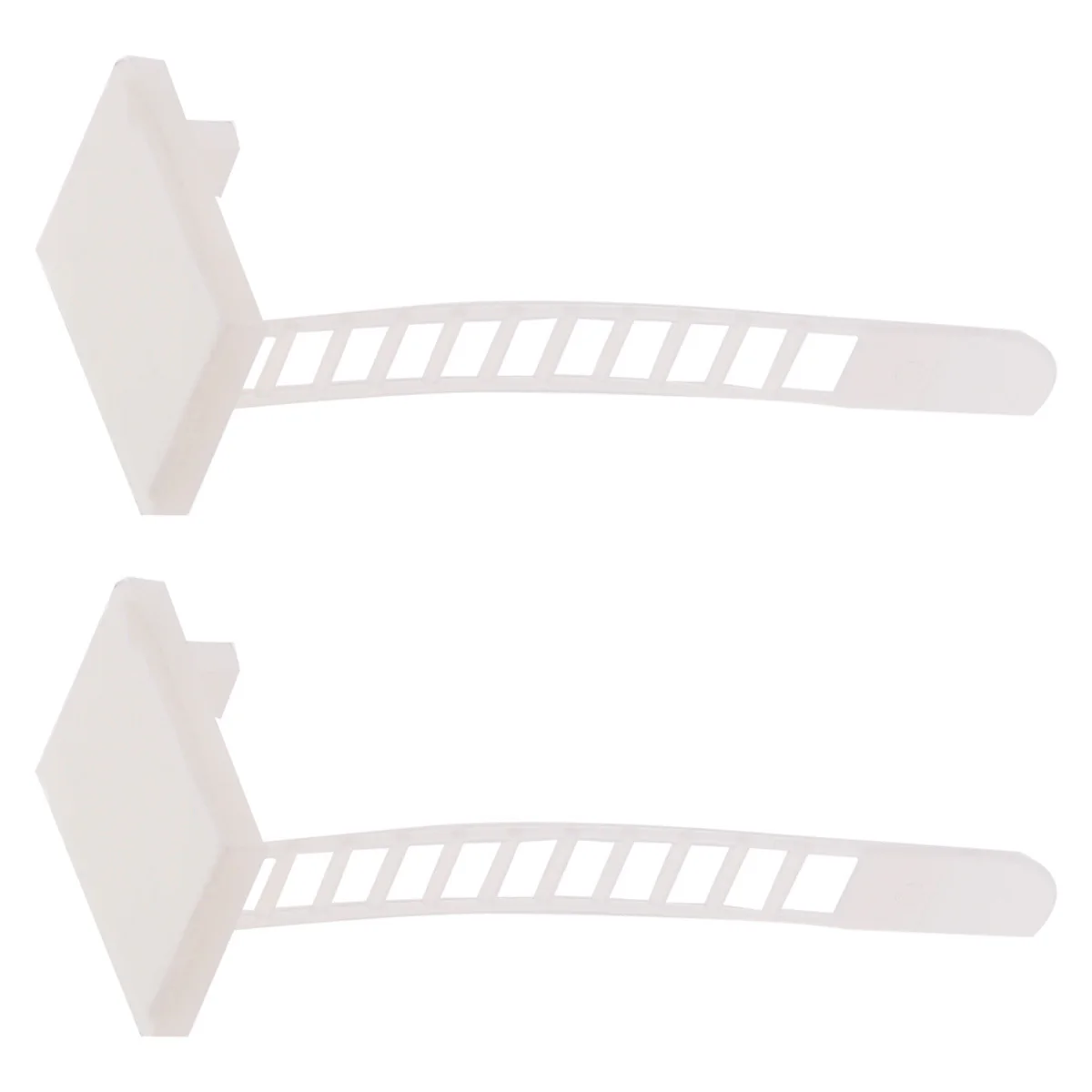 

50Pcs Adhesive Cable Clips Nylon Wire Holders for Organized Workspace Cable Fixing Clamps Mountable Design Wire Clips