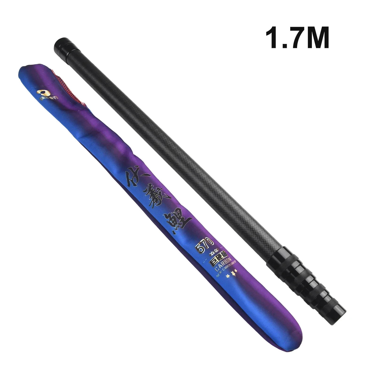 Netting Rod Pole 46T High Carbon Folding Net Head For Catching Big Fish Retractable Pole Fishing Accessories High Quality