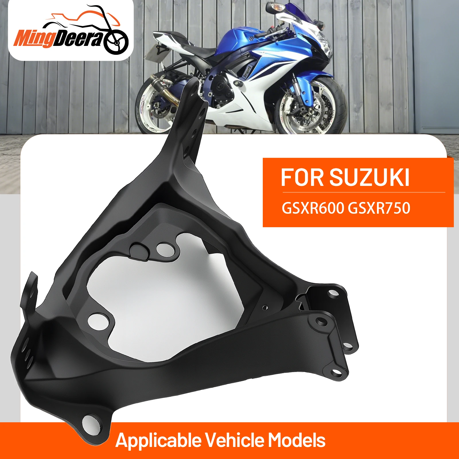

For Suzuki GSXR600 GSXR750, 2006-2007 motorcycle headlight upper bracket motorcycle fairing bracket, headlight bracket