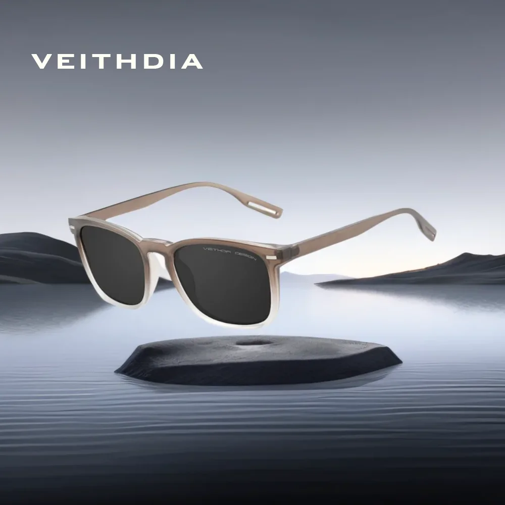 

Защитные солнцезащитные очки VEITHDIA, поляризационные антибликовые очки с линзами UV400, фотохромные солнцезащитные очки для мужчин и женщин, FH7508