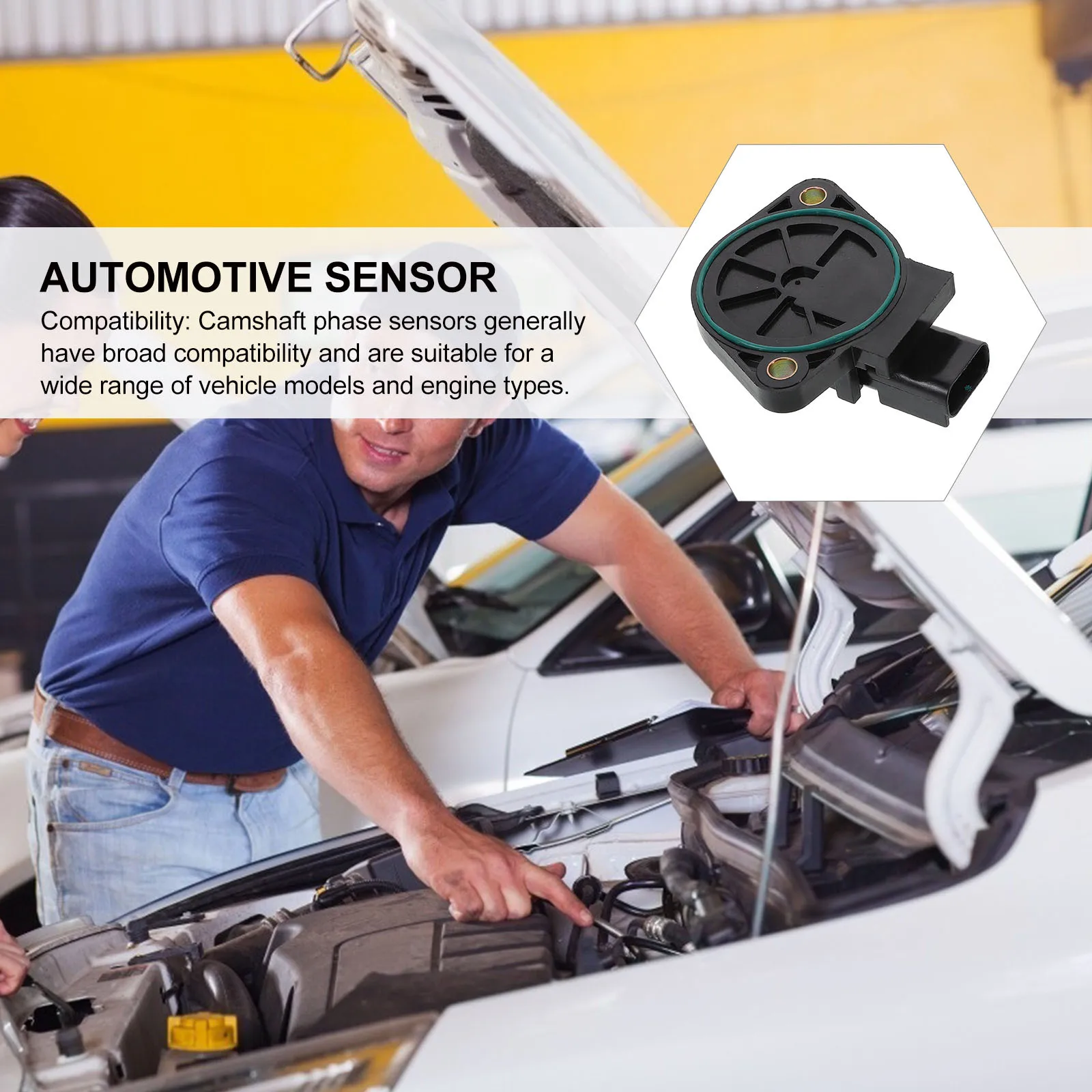 

High Performance Camshaft Position Sensor Compatible with Chrysler Models Engine Speed and Angle Monitoring Car Sensor