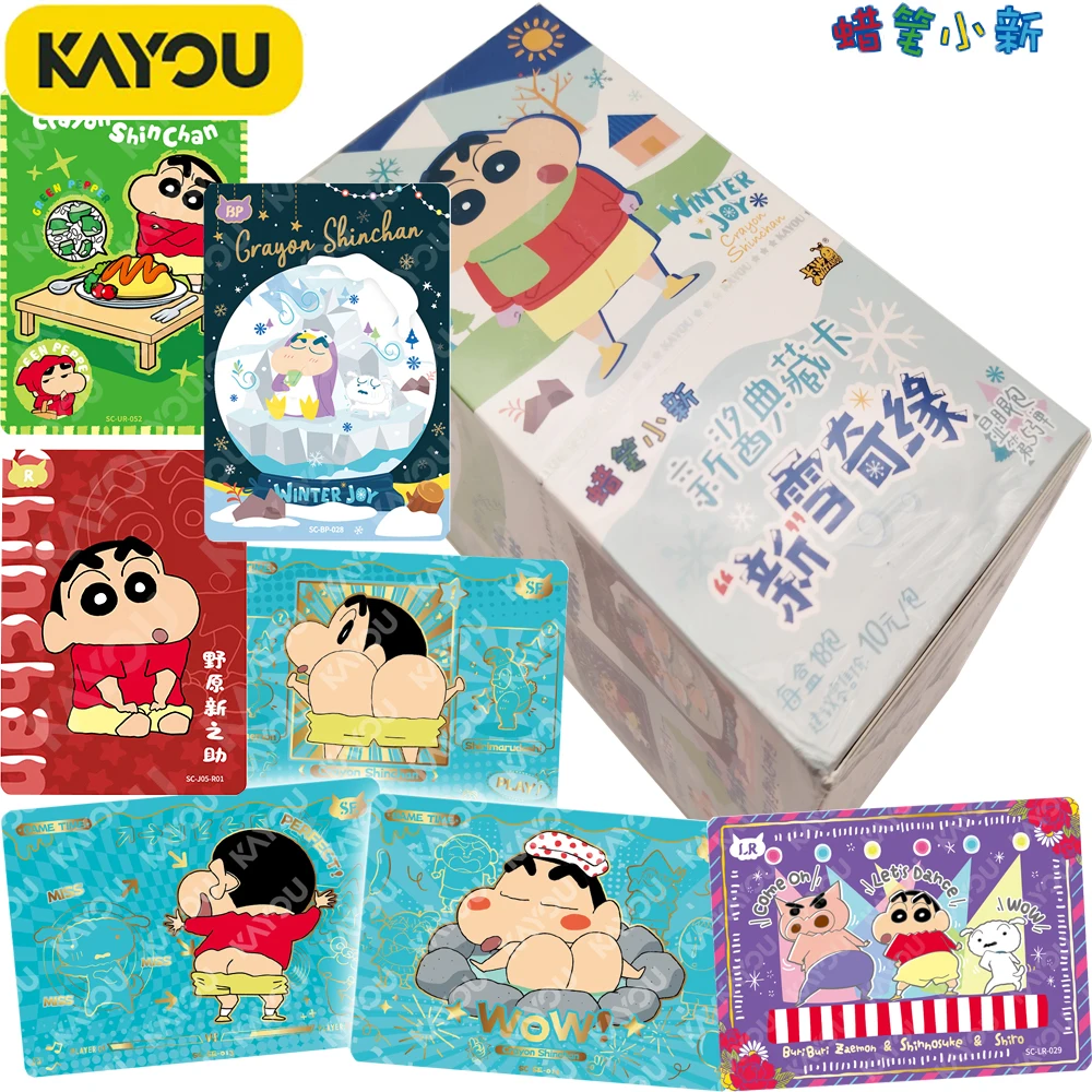 

Kayou Original Leisure Puzzle Anime Crayon Shin-chan Collection Cards Classic IP Protagonist Creative Exquisite Card Fans Gifts