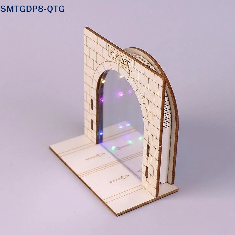 NEW DIY Abyss Mirror Time Tunnel Lamp Visual Calming Fidget Color Glowing Desk Decor Collectible Holiday Supply