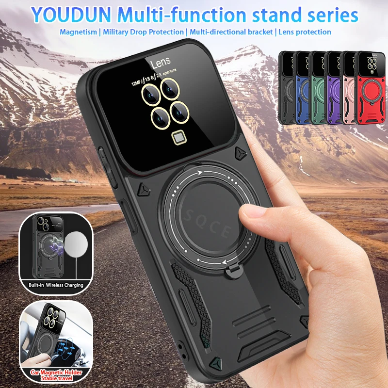 For Xiaomi Redmi Note 9 Pro Max Case Magnetic Holder Ring Phone Case For Redmi Note9 Pro Note9Pro Note9S Camera Armor Back Cover