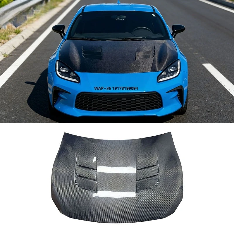 

Карбоновый капот для BRZ ZD8 GR86 ZN8, накладка на передний бампер и крышка клапанов двигателя