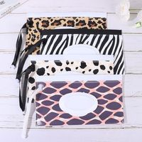 Plastic Wet Wipe Pouch Wipes Holder Case Flip Cover Snap-Strap Reusable Refillable Wet Wipe Bag Home Storage Tissue Box