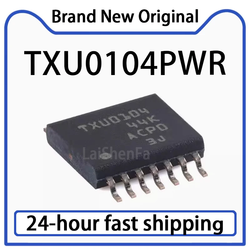 2-10PCS TXU0104PWR SMT TSSOP-14 Four Channel Unidirectional Level Converter Chip Original Stock