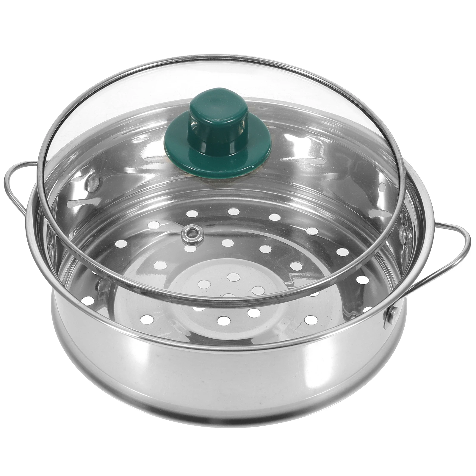 

Stainless Steel Basket Premium Material Even Heating Quick Draining Food Steamer Cooking Supplies Lightweight Compact Easy Clean