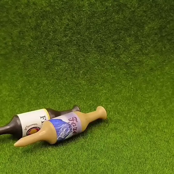 6 قطع زجاجة بيرة صغيرة جولف تيز زجاجة بيرة جولف مسمار ABS المواد مقعد جولف مجموعة إكسسوارات الغولف