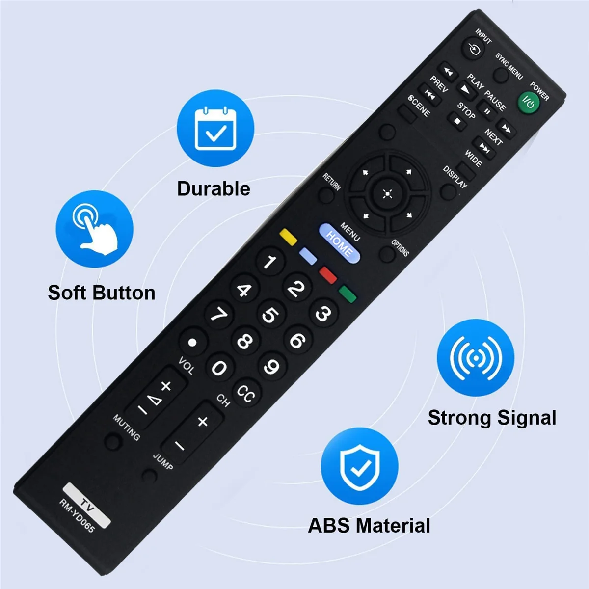 A57G-RM-YD065 Replace Remote for Sony Bravia LCD HDTV KDL-22BX320 KDL-22BX321 KDL-32BX320 KDL-32BX321 KDL-32BX420 KDL-32BX421