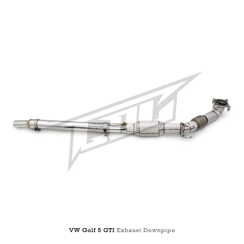 Head Section High flow Pipes Exhaust Pipes branch downpipe Exhaust Pipe with catalyst For VW GOLF 5/V GTI 2004-2009 